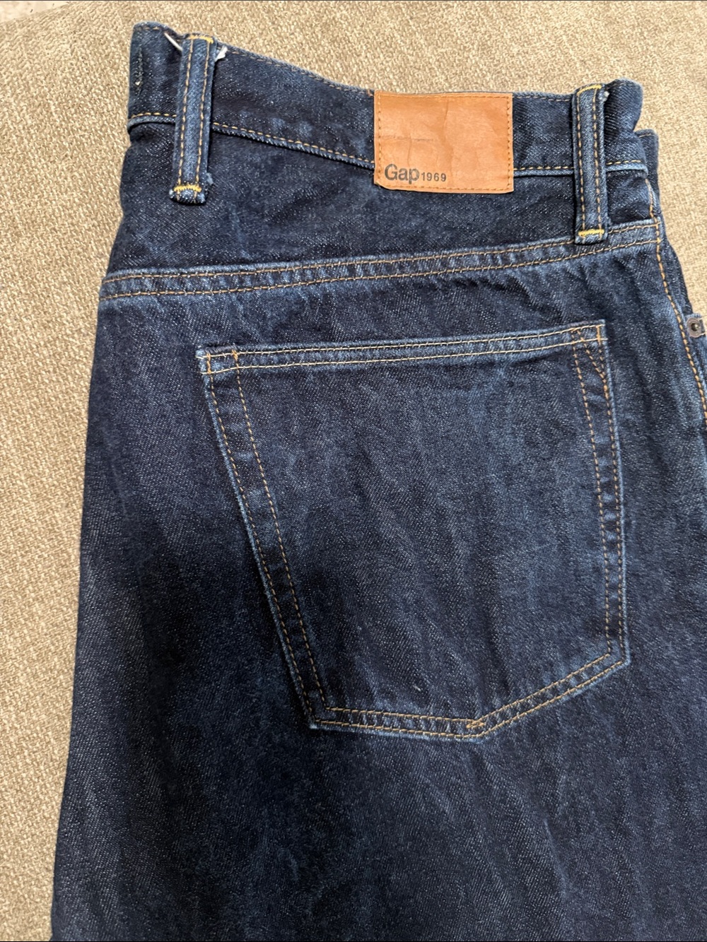 GAP Men’s Straight Jeans in Dark Indigo